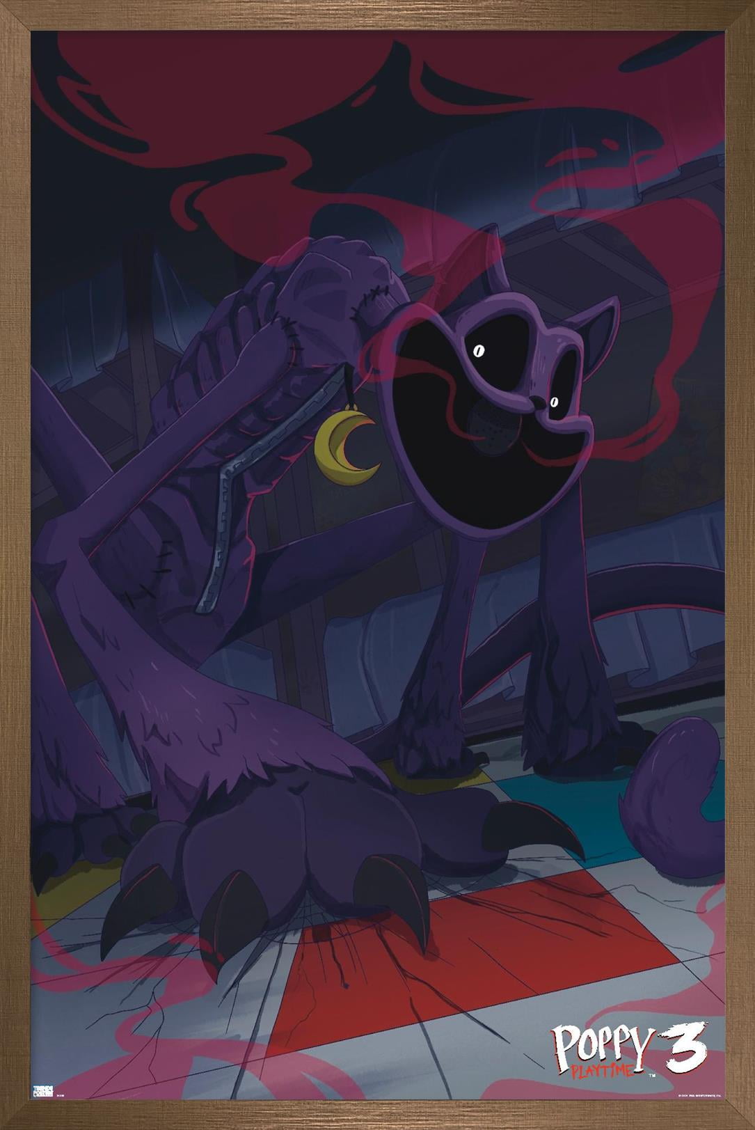 Poppy Playtime: Chapter 3 - CatNap Wall Poster, 22.375 x 34 Framed -  Walmart.com