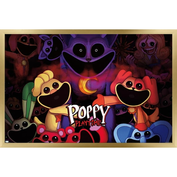Poppy Playtime: Chapter 4 - CatNap Wall Poster, 22.375" x 34" Framed