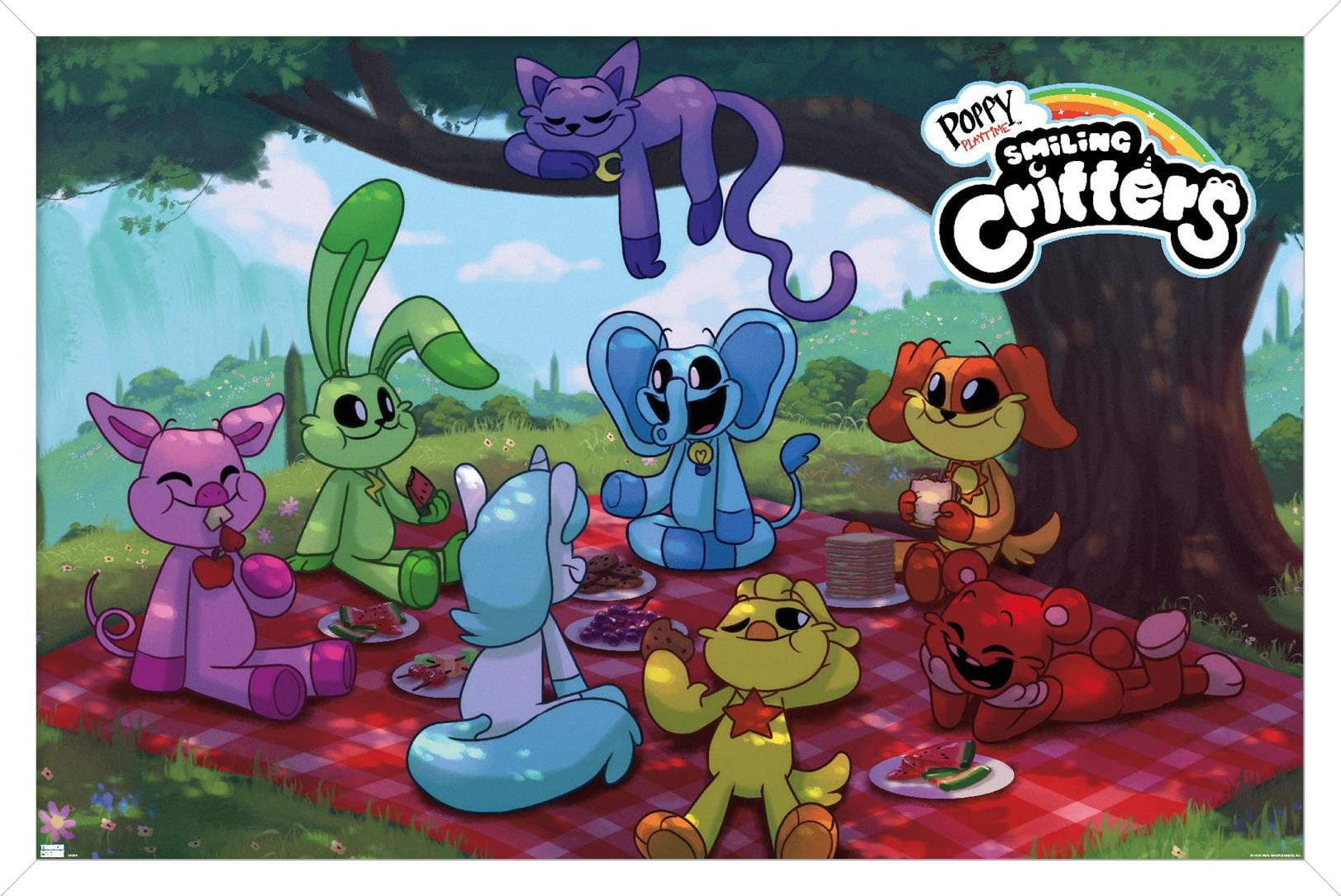 Poppy Playtime: Chapter 4 - Smiling Critters Picnic Wall Poster