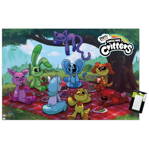 Poppy Playtime: Chapter 4 - Smiling Critters Picnic Wall Poster, 22.375" x 34"