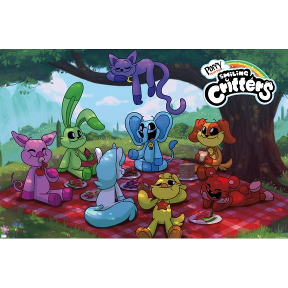 Poppy Playtime: Chapter 4 - Smiling Critters Picnic Wall Poster, 22.375" x 34"