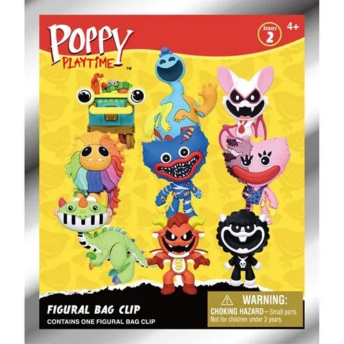 3D Figural Foam Bag Clip Poppy's Playtime Series 2 Mystery Pack (1 RANDOM Figure)