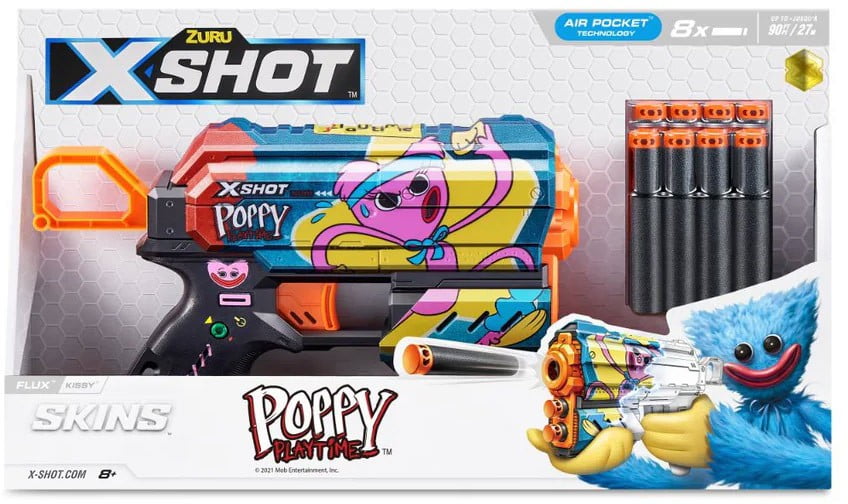 Poppy Playtime Flux Kissy Blaster Toys for Outdoor Play,8 Count