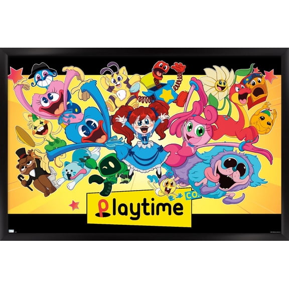 Poppy Playtime - Group Wall Poster, 22.375" x 34" Framed