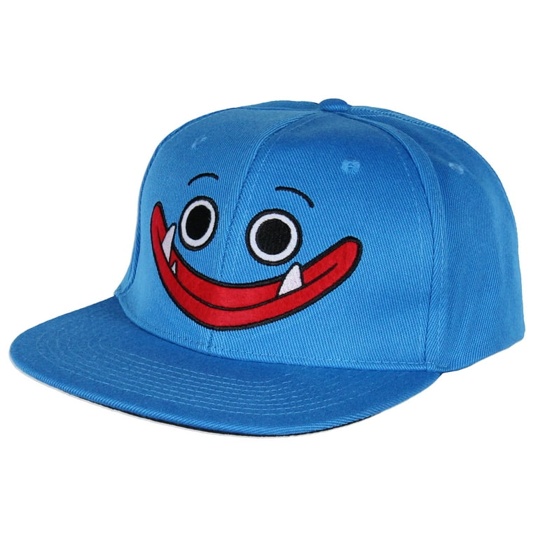 Poppy Playtime Huggy Smile Adjustable OSFM Snapback Hat Cap Poppy Playtime Huggy Smile Adjustable OSFM Snapback Hat Cap