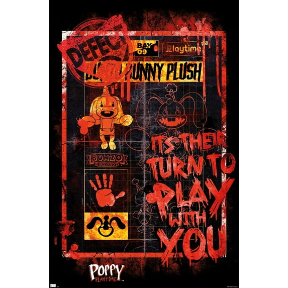Poppy Playtime - It's Their Turn Wall Poster, 22.375" x 34"