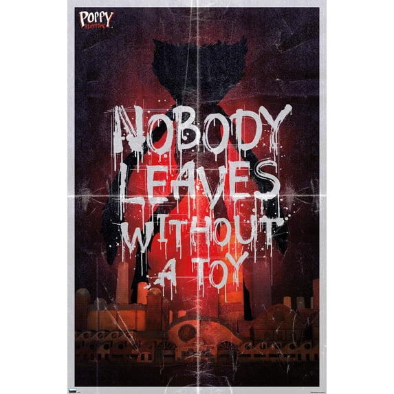 Poppy Playtime - Nobody Leaves Without A Toy Wall Poster, 22.375" x 34"
