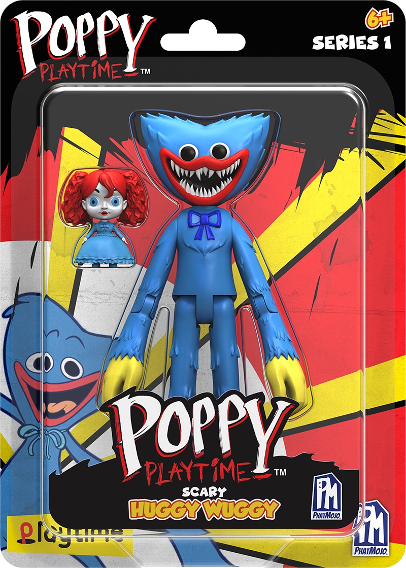 Poppy Playtime - Scary Huggy Wuggy - 5 inch Action Figure (Series 1) by PhatMojo - image 1 of 8
