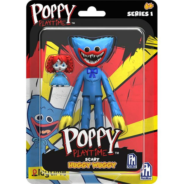 Poppy Playtime - Scary Huggy Wuggy - 5 inch Action Figure (Series 1) by PhatMojo