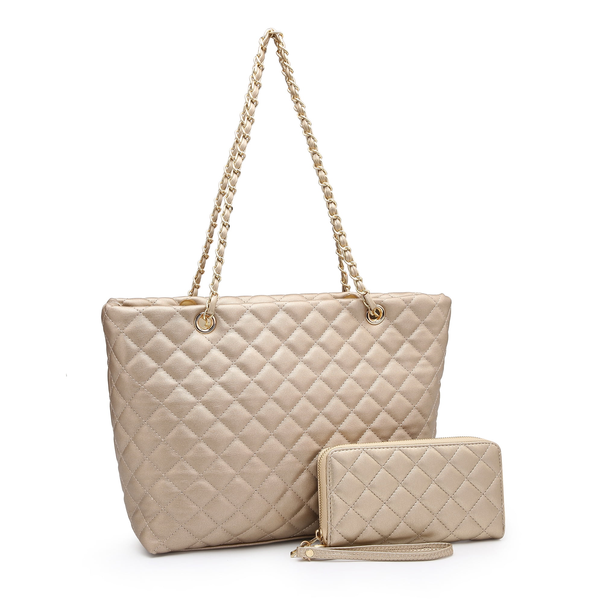 Quilted Leather Shopper