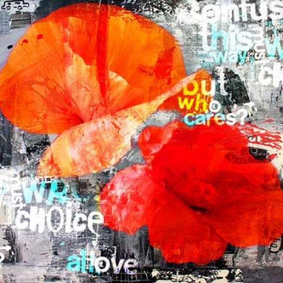 Poppy Story I Canvas Art - Micha Baker (24 x 24)