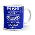 thumbnail image 1 of Poppy To The World Only A Person Coffee Tea Ceramic Mug Office Work CupGift 11 oz, 1 of 3