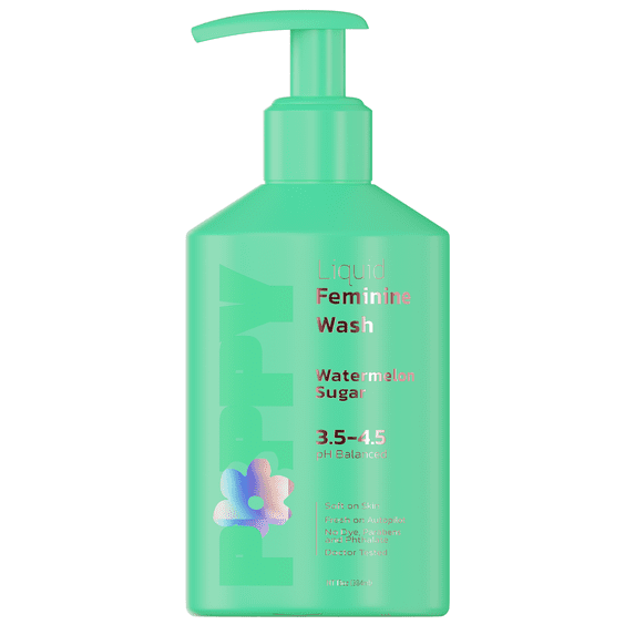 Poppy Watermelon Sugar Daily Feminine Wash, 13 fl oz