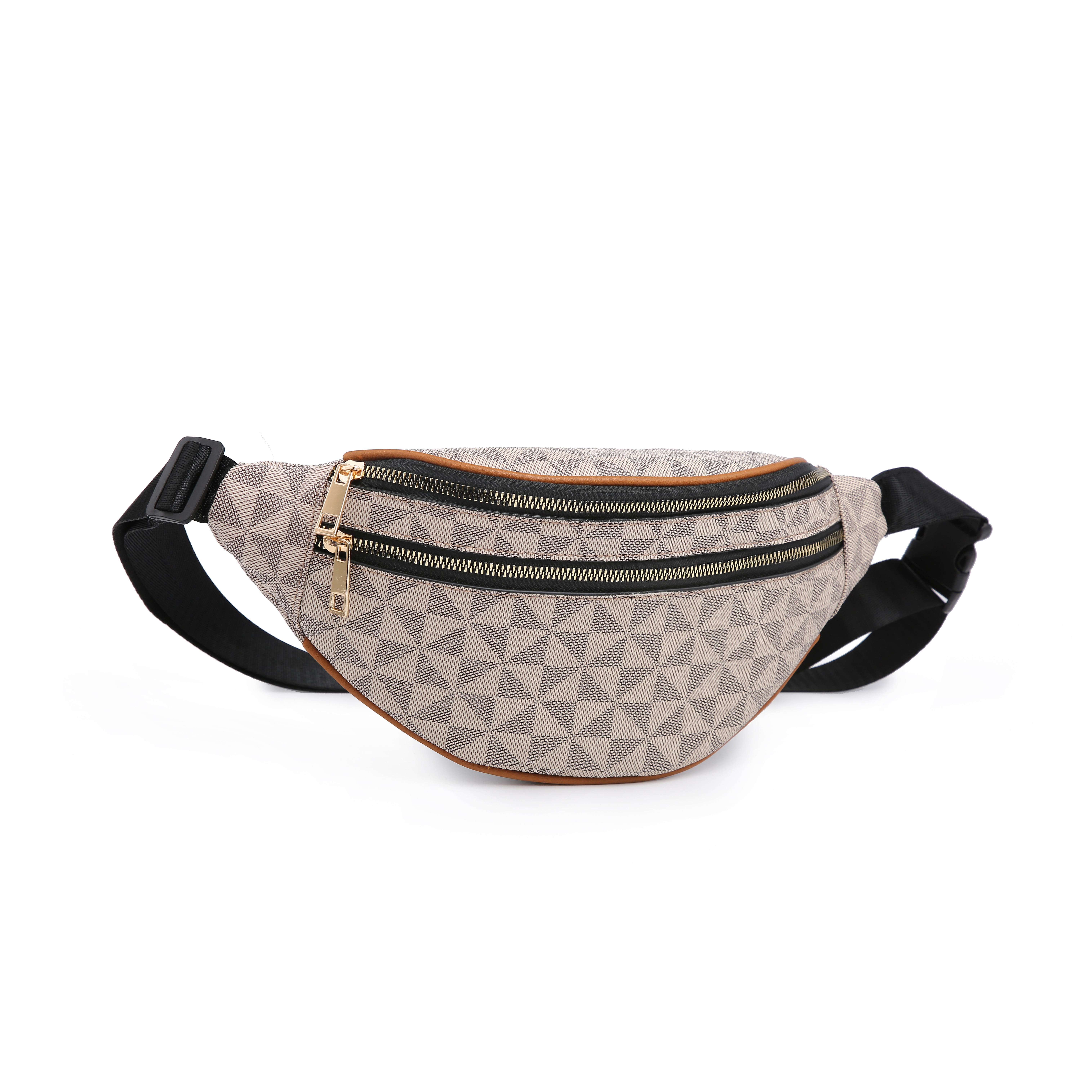 Poppy Faux Leather Fanny Pack Belt Bag Phone Pouch Waist Bag Chest Bag Shoulder Purse for Men Women, Adult Unisex, Size: Small, Pink