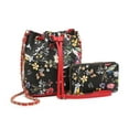 thumbnail image 1 of Poppy Women's Flower Pattern Crossbody Bag Fashion Bucket Bag with Wallet 2pcs, 1 of 4