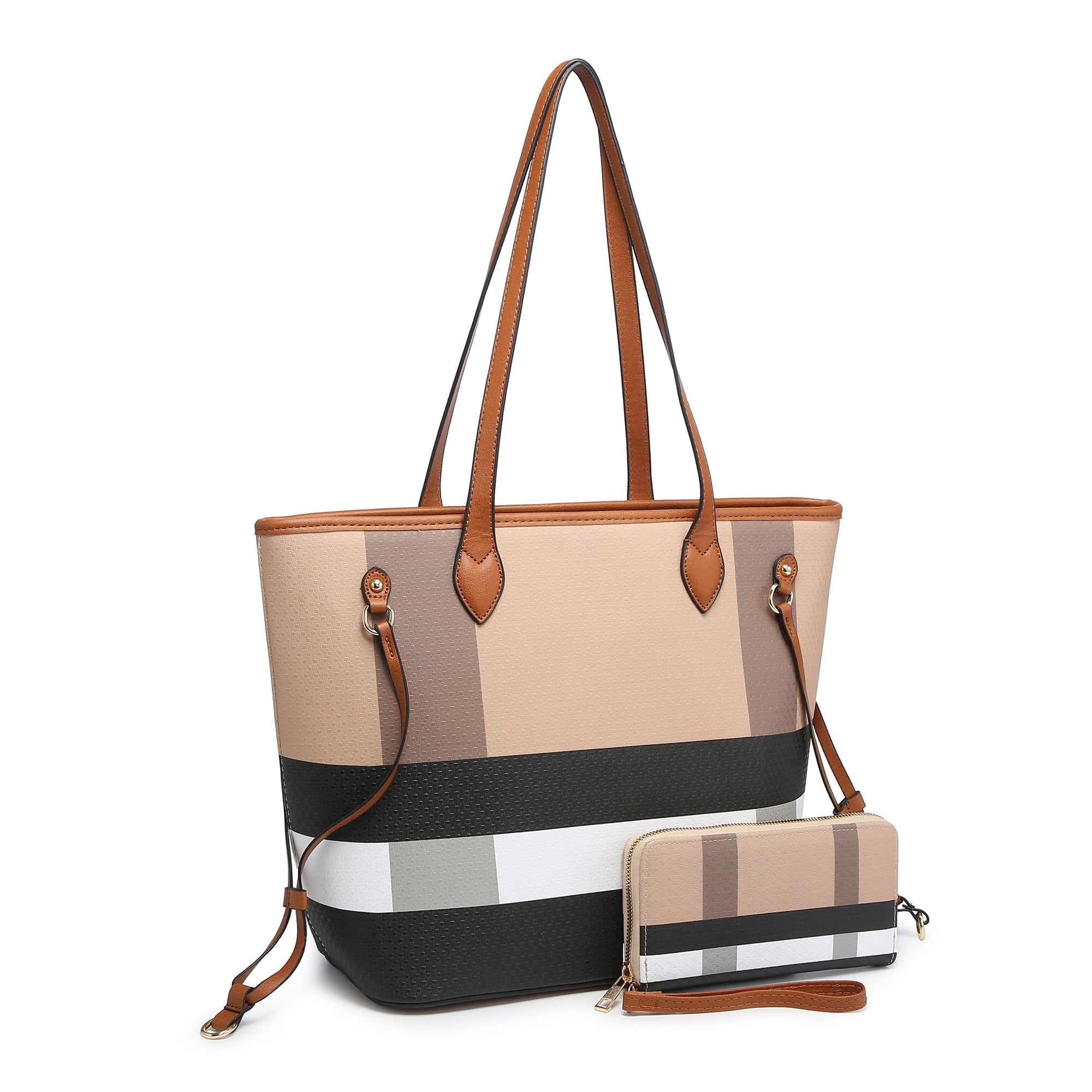 Wavlynn White Faux Leather Shoulder Bag Large Capacity For Women - Elegant Everyday Tote main image 1