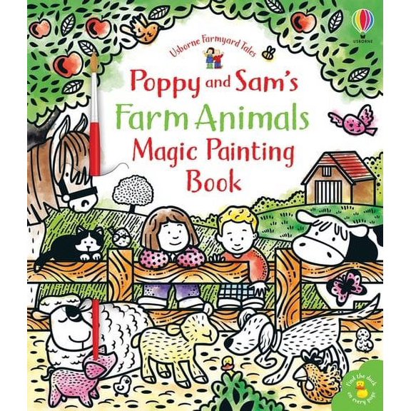 Poppy and Sam's Farm Animals Magic Painting Book