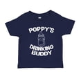 thumbnail image 1 of Poppy's Drinking Buddy Toddler T-Shirt 3T Navy Blue, 1 of 3