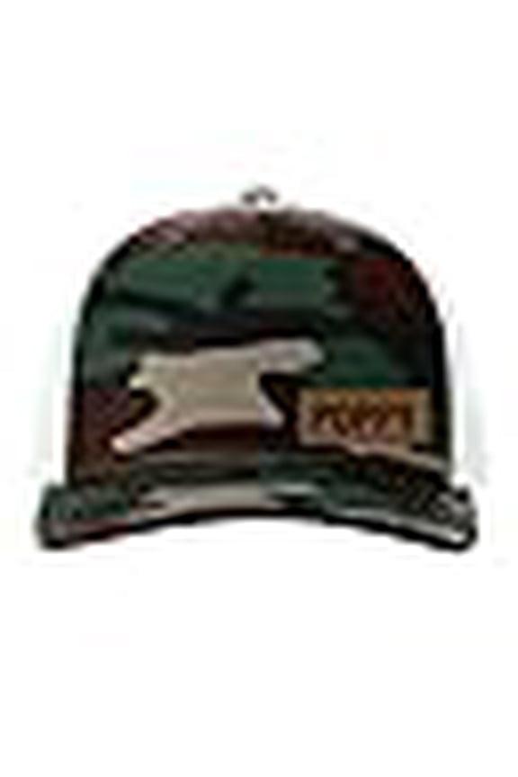 Poppy vegan Leather Patch Cap, Richardson 112 Hat, Poppy Hat, Poppy Dad Hat, Poppy Gifts Richardson Cap, Leather Richardson Hat (Green Camo/White)