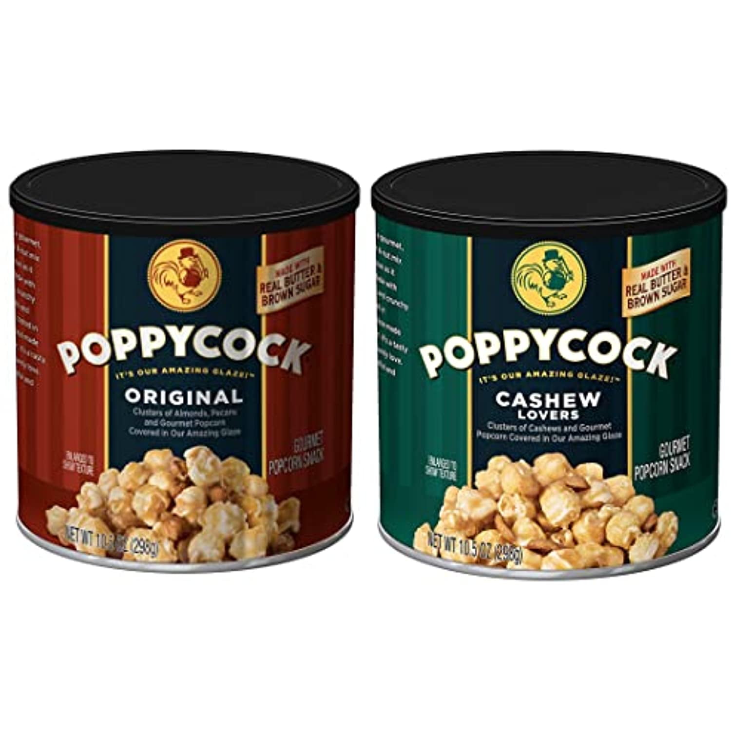 Poppycock Original \u0026 Cashew Lovers 10.5Oz (2-Pack)