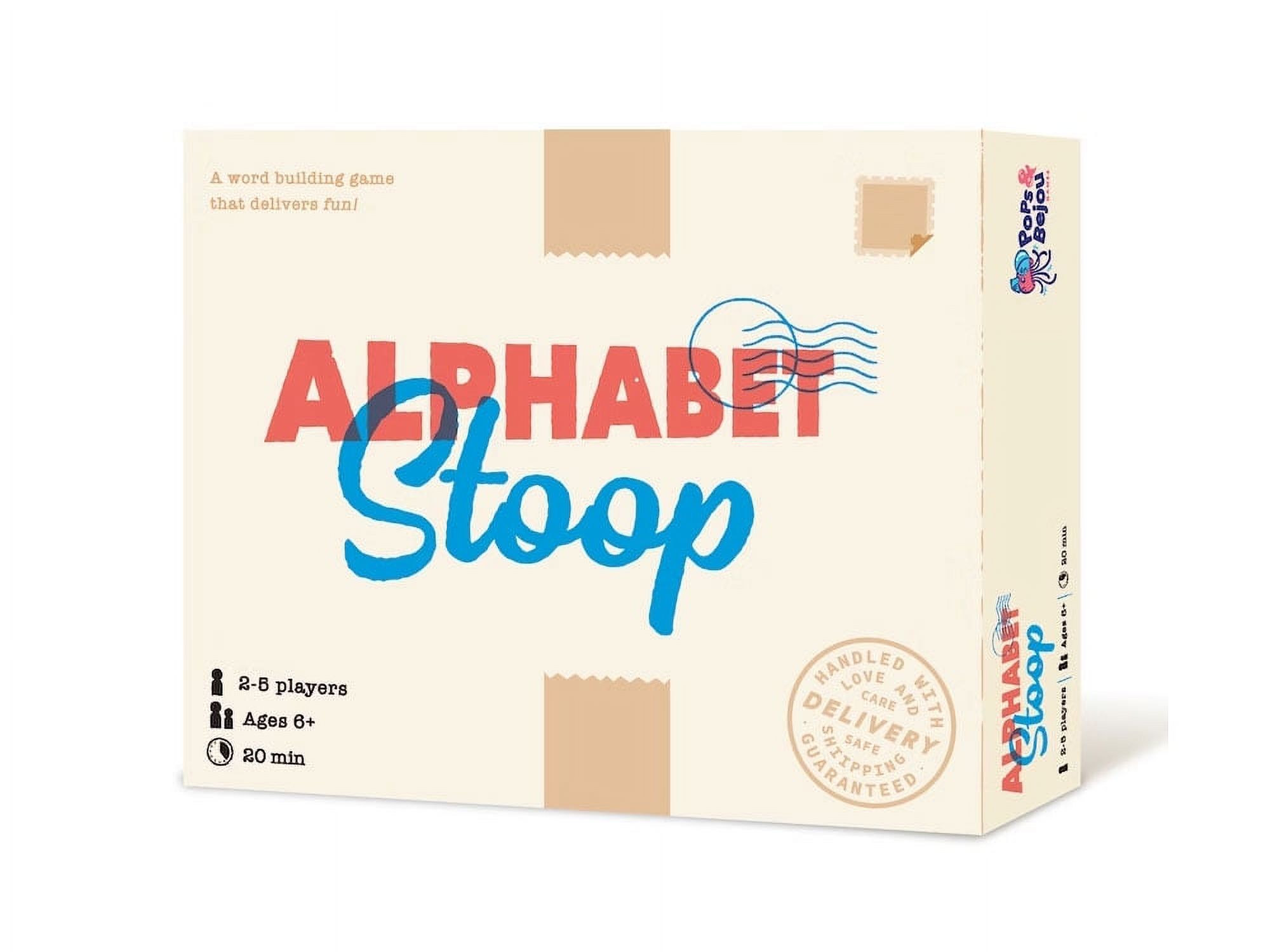 Pops & Bejou Games Alphabet Stoop Game Word Game Delivery Drivers