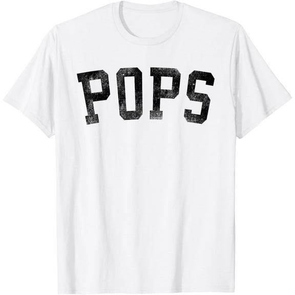 Pops Classic Bold Font Birthday Mens T-Shirt