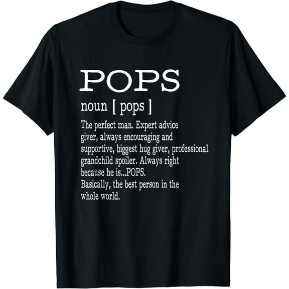 Pops Definition Grandpa Father's Day Gifts - Men T-Shirt