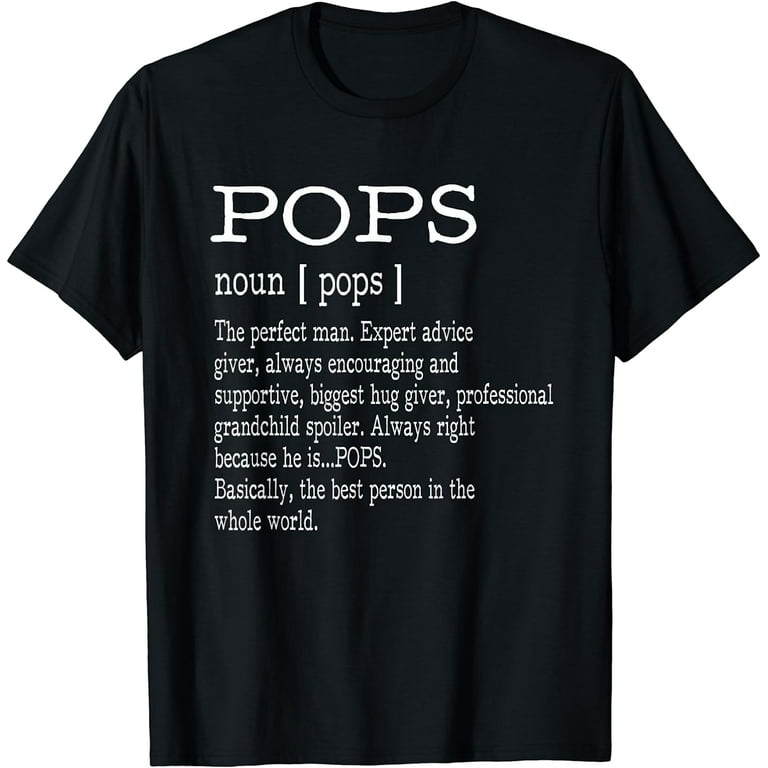 Pop Definition Grandpa Father's Day Gifts - Men T-Shirt Pop Definition Grandpa Father's Day Gifts - Men T-Shirt