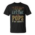 thumbnail image 1 of Pops Is My Favorite Name T-Shirt, Father's Day Gift Shirt for Dad Grandpa, Cute Family Matching Tee, Pops Appreciation Graphic Apparel, Fun Gift Idea for Father's Day Celebration, 1 of 3