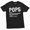 thumbnail image 1 of Pops Grandpa Men'S Humor T-Shirt Papa Grandfather Definition Fathers Day Tee (Large Black), 1 of 5