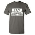 thumbnail image 1 of Pops The Man Sarcastic Humor Graphic Novelty Funny Tall T Shirt, 1 of 5