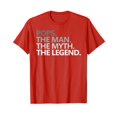 thumbnail image 1 of Pops The Man The Myth The Legend Cool Funny Father's Day Gift Grandpa Dad Daddy T-Shirt, 1 of 4