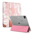 thumbnail image 1 of Popshine Marble Lite Series Designed for Apple iPad Pro 12.9 2020 & 2018 Case, Smart Cover with Pencil Holder, Flexible Soft Clear TPU Back, Slim Fit Trifold Stand Folio Front, Liquid Marble Pink, 1 of 7
