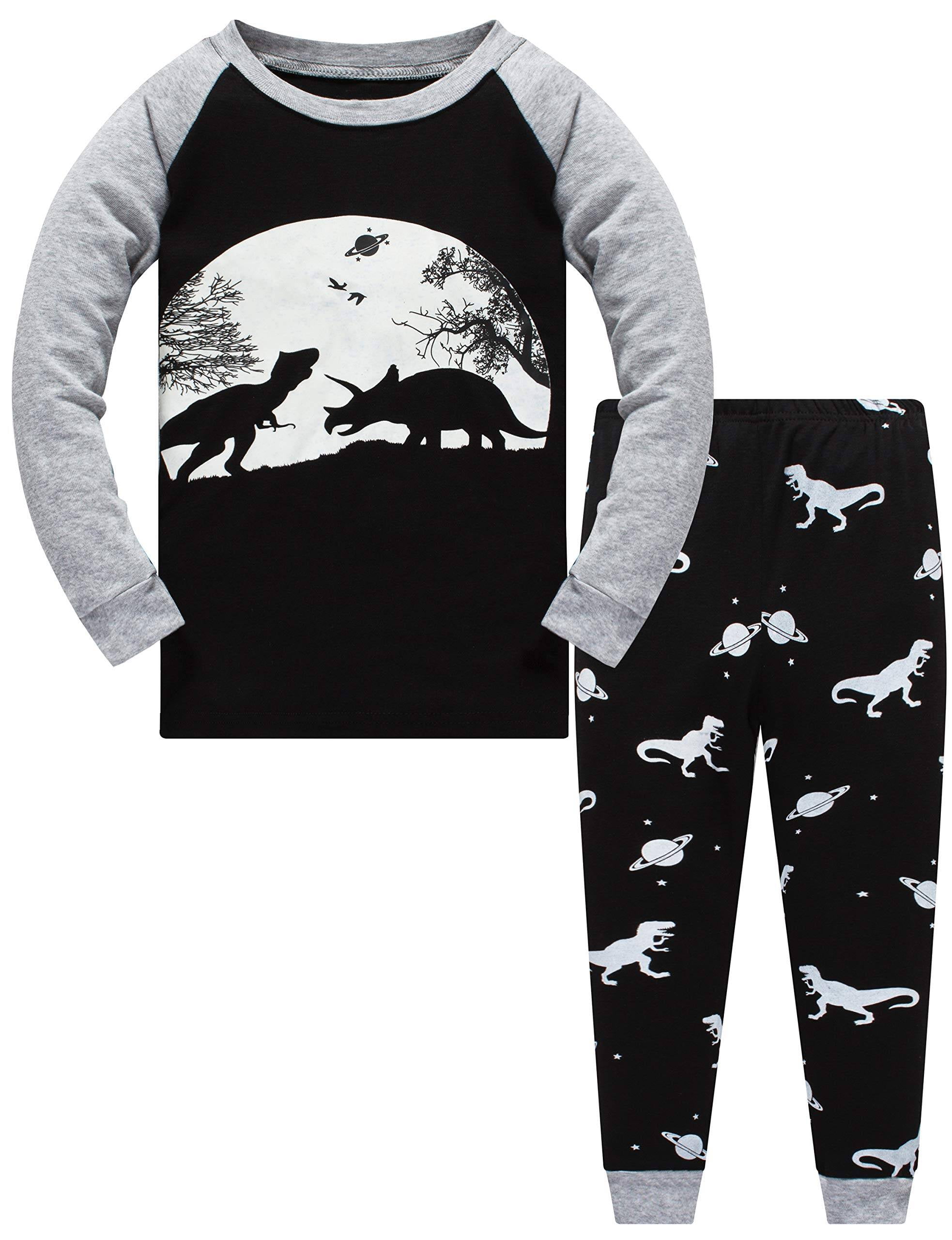 Organic Cotton Two Piece Pajama Set Bulldozer Organic Cotton Two Piece Pajama Set Bulldozer