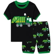Popshion Toddler Boys Summer Pajama Sets 4t