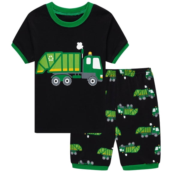 Popshion Toddler Boys Summer Pajama Sets 5t