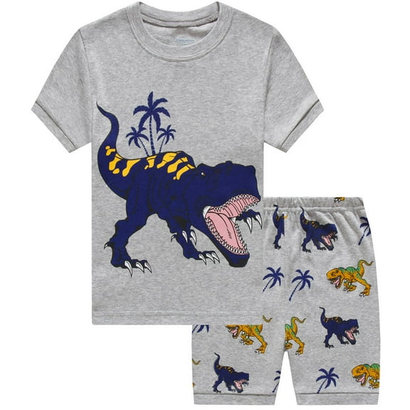 Popshion Toddler Boys Summer Pajama Sets 6t