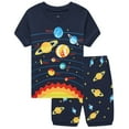 thumbnail image 1 of Popshion Toddler Boys Summer Pajama Sets 6t, 1 of 7