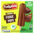 thumbnail image 1 of Popsicle Fudgsicle Original Fudge Pops No Sugar Added Popsicles Ice Pops, 18 Count, 1 of 11