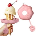 thumbnail image 1 of Popsicle Holder Silicone Ice Cream Stand, Anti Drip Ice Pop Holder , Reusable Ice Cream Drip Catcher Tray, Summer Frozen Snack Holder Tool, Kitchen Popsicle Accessories Gadget, 1 of 7