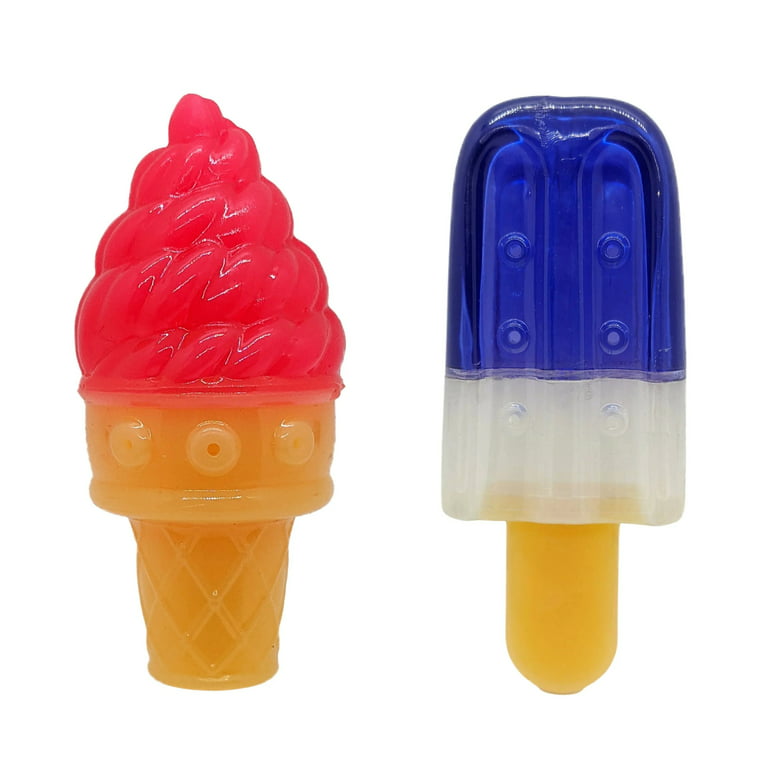 Popsicle Ice Cream Cone Freeze Dog Toy Combo