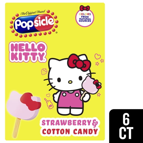 Popsicle Ice Cream Kitty Facepiece 6 PK