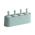thumbnail image 1 of Popsicle Molds, Silicone Popsicle Molds with Sticks, DIY Ice Candy Maker Set, Reusable Silicone Mold for Homemade Popsicles, Non-Stick Ice Lolly Tray with Sticks, Fruit Juice Ice Pop Maker, 1 of 7