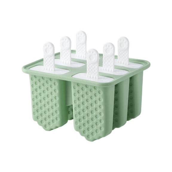 Popsicle MouldPopsicle Maker PopsicleMolds 6 Pieces Silicone IcePopMolds BPA Free PopsicleMold Reusable Easy Release IcePopMake