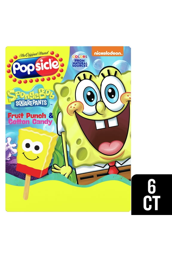 SpongeBob SquarePants Colors from Natural Sources Frozen Dessert Bars