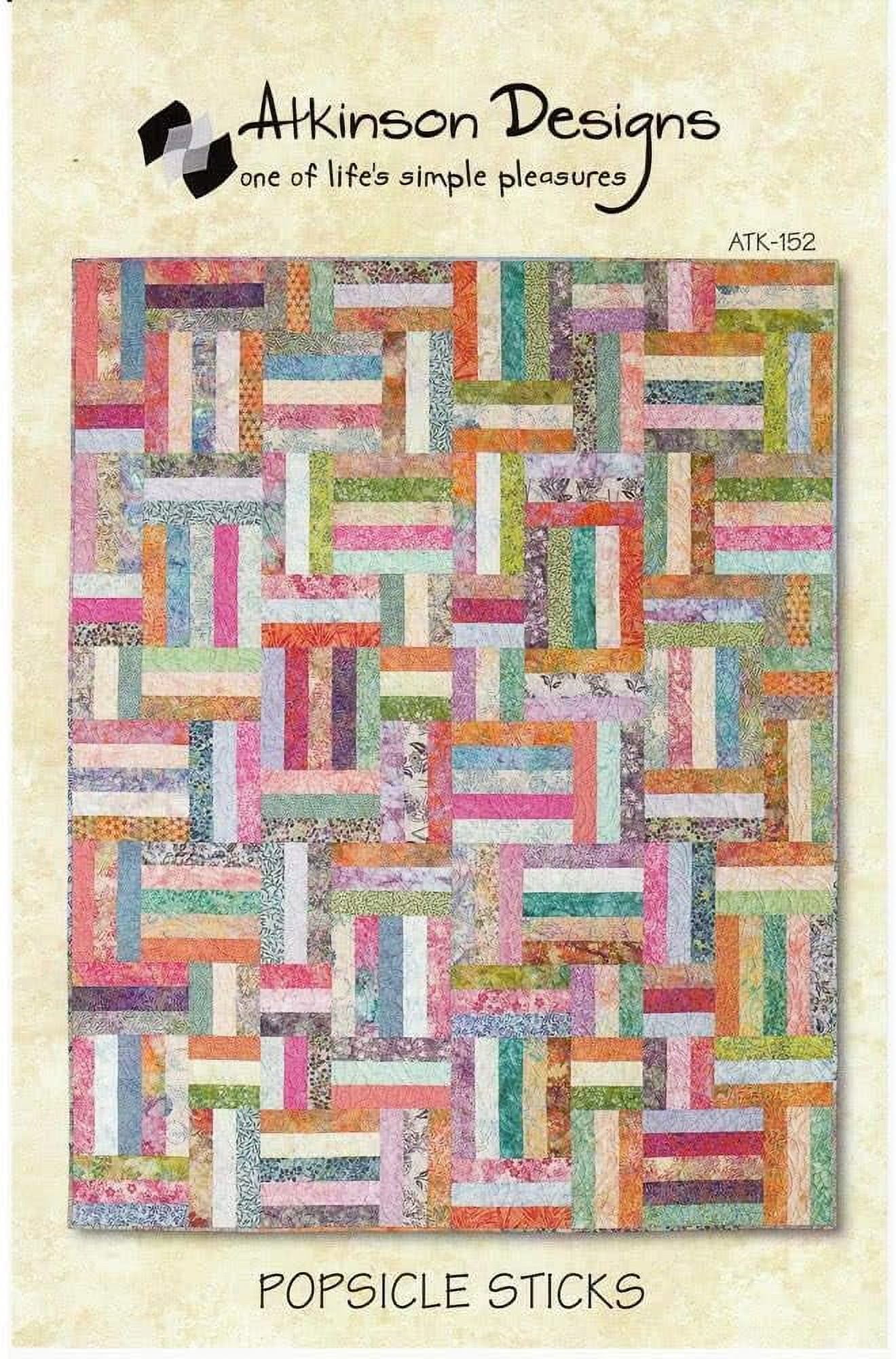 Popsicle Stick Jelly Roll Quilt pattern
