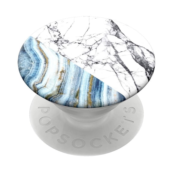 Popsockets Swappable Expanding Stand And Grip For Smartphones And Tablets Aegean Marble