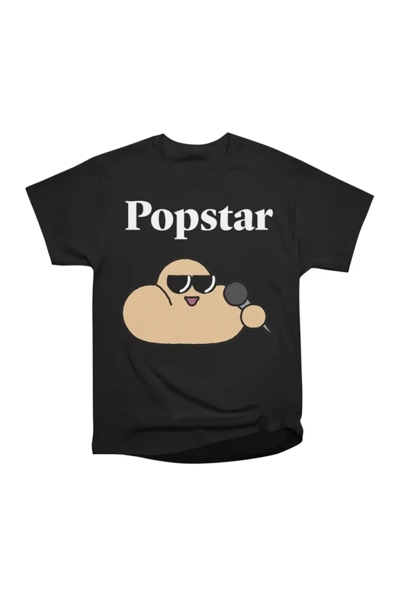 Popstar Kawaii popcorn singing T-Shirt Tee Gift For Him Merch For Her Apparel For Friend
