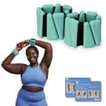 thumbnail image 1 of Popsugar Flex Wrist/Ankle Weight, 1lb Each, Set of 2, Teal Blue, 1 of 9