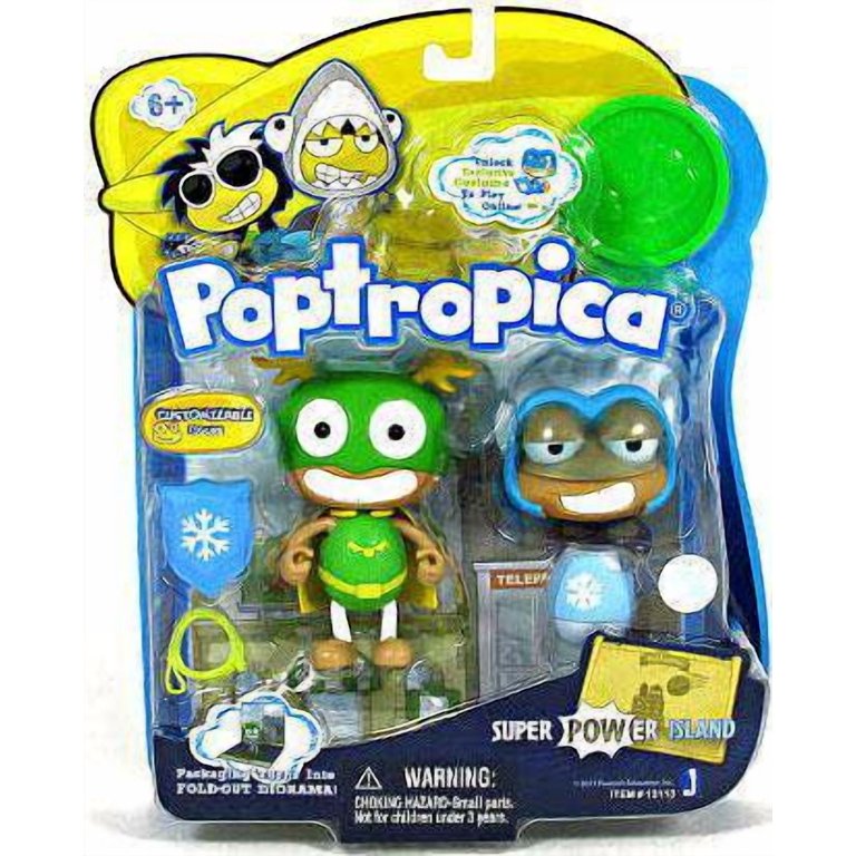 Poptropica Super Power Island Mini Figure 2-Pack - Walmart.com